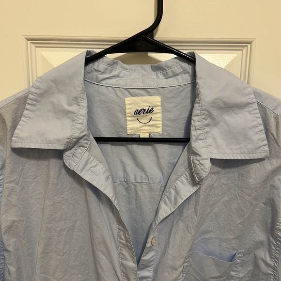 Aerie blue button down - Picture 3 of 5